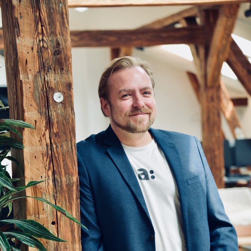 David Gutfelt på Apply-kontoret